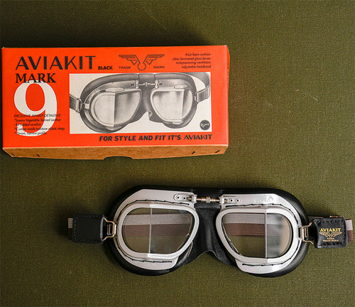 Lewis Leathers Goggles Mk IX No 2539 Black