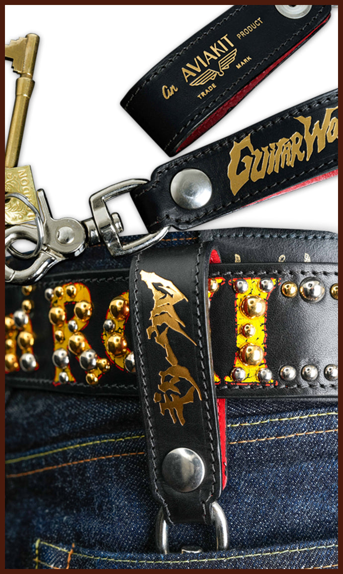 Lewis Leathers × Guitar Wolf キーホルダー☆ Guitar Wolf x Lewis Leathers Collaboration Keyring