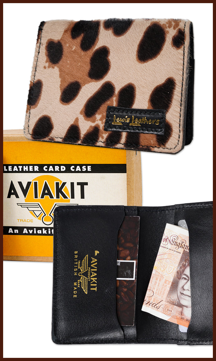 Card Case Leopard – Lewis Leathers