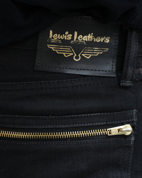 Washed Denim Jeans - Tapered with zips LLJ003