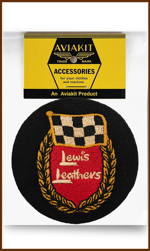 Lewis Leathers Logo Leaves Patch