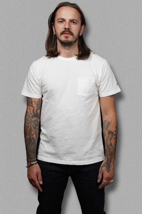 Plain pocket T-shirts twin pack