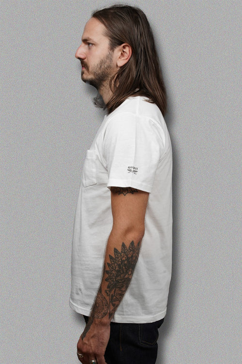 Plain pocket T-shirts twin pack