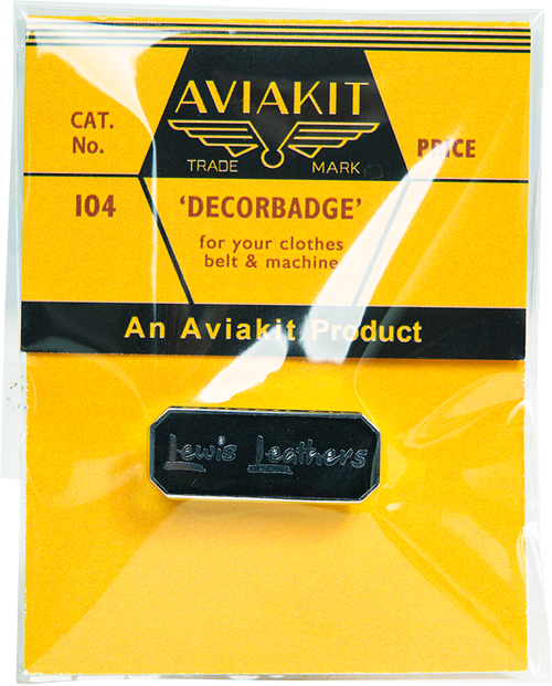 Lewis Leathers Rectangle Badge