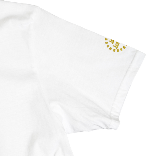 Leather Boys Back Cover T shirt White