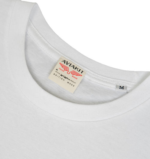 Leather Boys Back Cover T shirt White