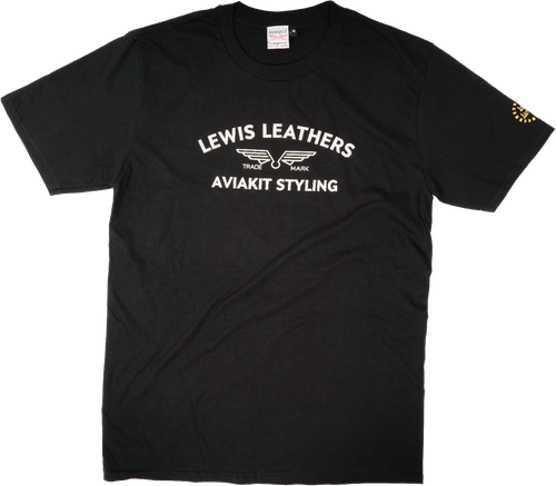Lewis Leathers AVIAKIT Styling T shirt Black