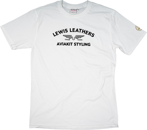 Lewis Leathers AVIAKIT Styling T shirt White