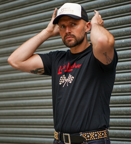 Lewis Leathers Mesh Cap