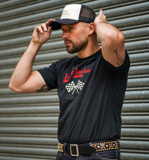Lewis Leathers Mesh Cap