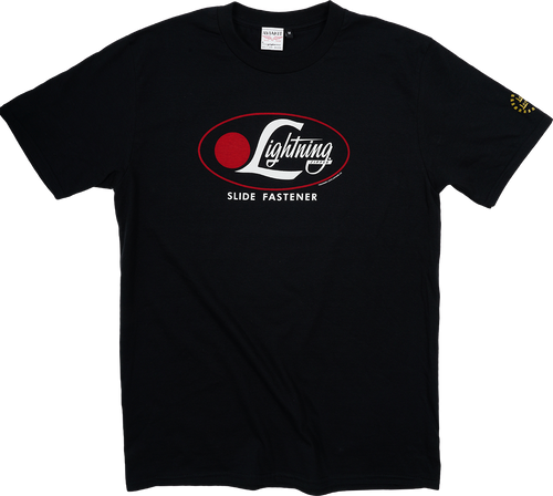 Lightning Fasteners T-shirt Black