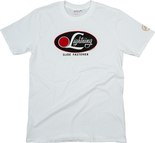 Lightning Fastener T-shirt White
