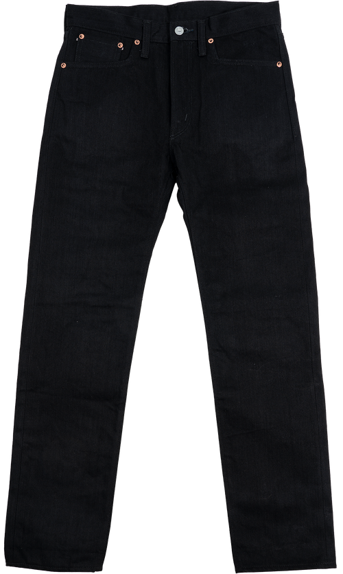 Washed Denim Jeans - Tapered with zips LLJ003