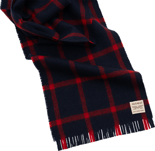 Lewis Leathers Scottish Wool Tartan Scarf