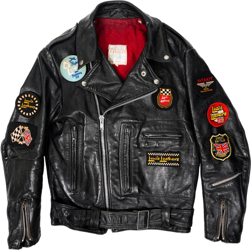 Lewis Leathers Checker Round Patch