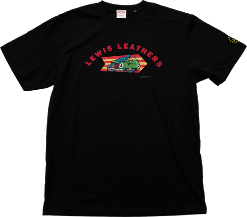 Racing Bike T shirt Black