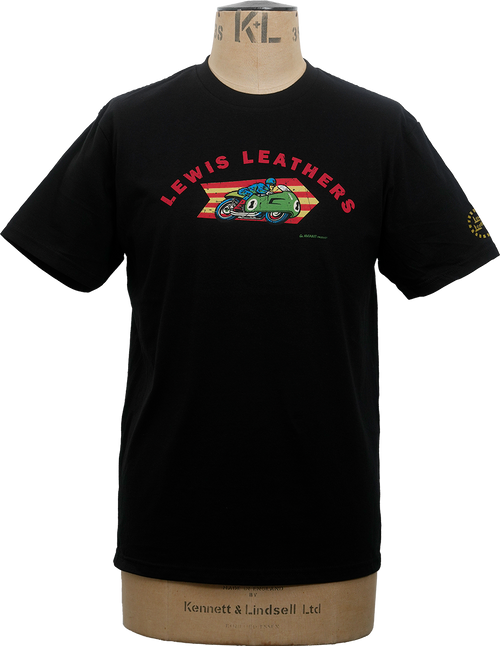 Racing Bike T shirt Black