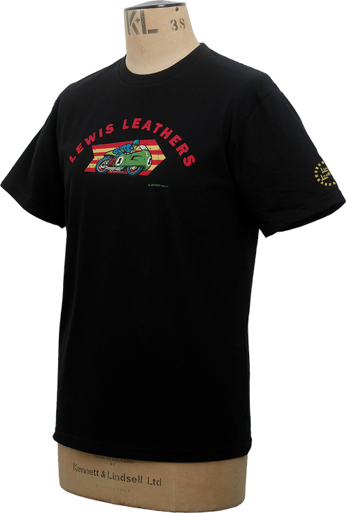Racing Bike T shirt Black
