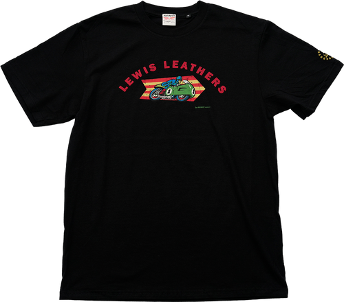 Racing Bike T shirt Black