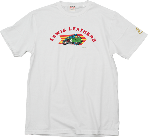 Racing Bike T shirt White