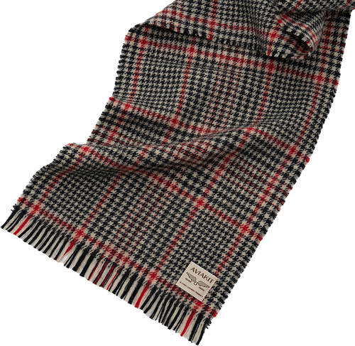 Lewis Leathers Scottish Wool Tartan Scarf