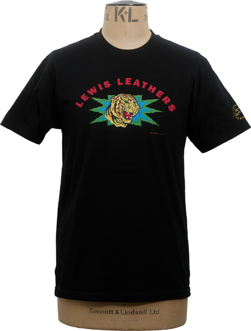 Tiger Head T shirt Black