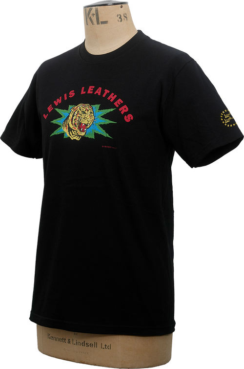 Tiger Head T shirt Black