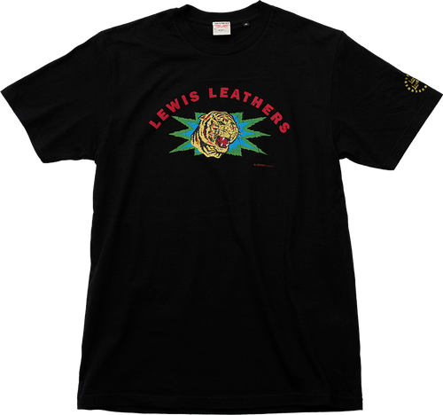 Tiger Head T shirt Black