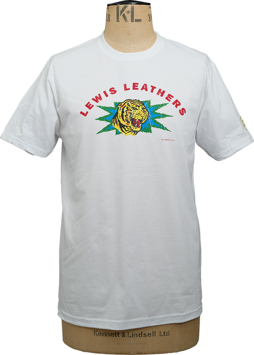 Tiger Head T shirt White
