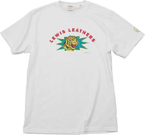 Tiger Head T shirt White