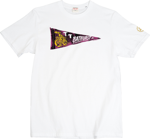 Lewis Leathers TT PENNANT 1957 T shirt White