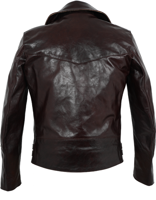 Lewis Leathers Lightning 391 Jacket in Vegetable Tanned Brown Leather