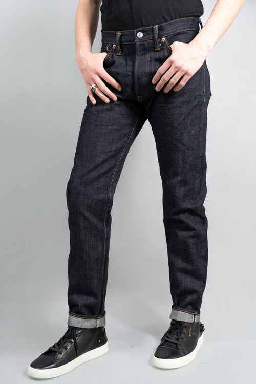 Washed Denim Jeans - Tapered Slim fit LLJ004