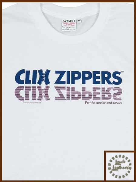 Clix Zippers T shirt White