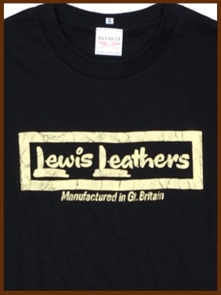 Lewis Leathers Mailing Bag T shirt Black