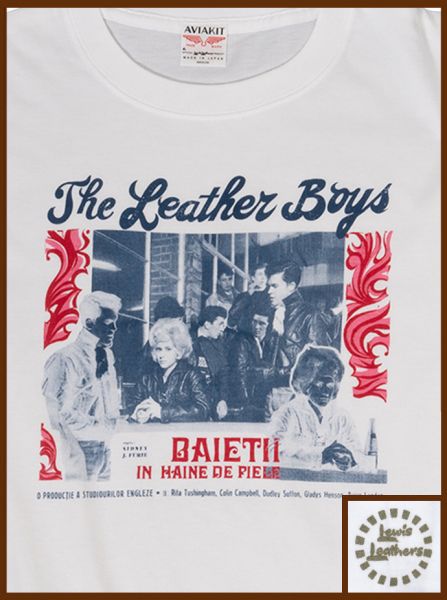 Leather Boys Cafe T shirt White