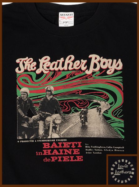 Leather Boys Burn Up T shirt Black