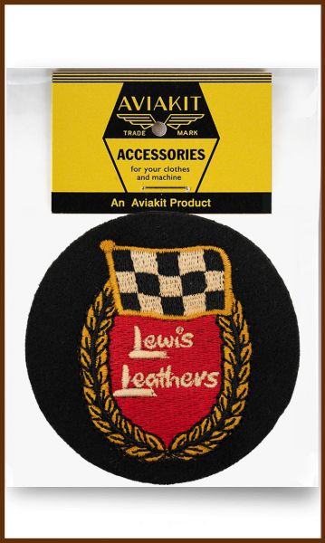 Lewis Leathers Logo Leaves Patch