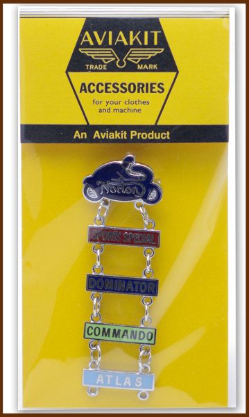 Norton Bar Badge Blue