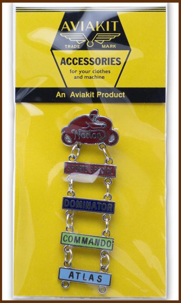 Norton Bar Badge Red