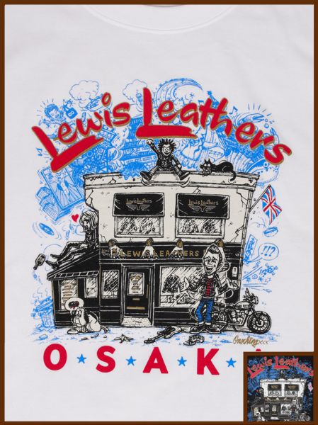 Lewis Leathers Osaka Anniversary T shirt