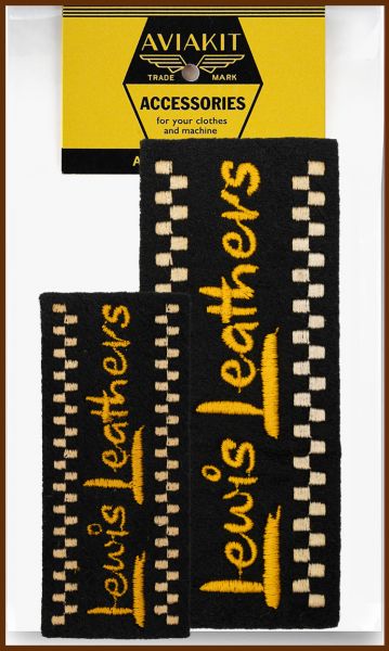 Lewis Leathers Checker Patch