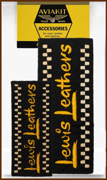 Lewis Leathers Checker Patch