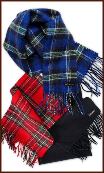 Scottish Wool Tartan Scarf
