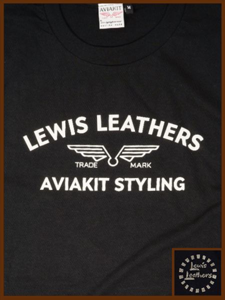 Lewis Leathers AVIAKIT Styling T shirt Black