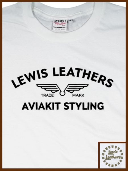 Lewis Leathers AVIAKIT Styling T shirt White