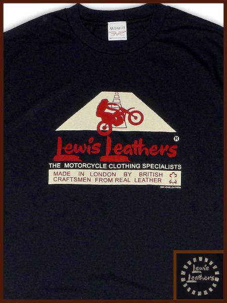 Lewis Leathers Wheelie T shirt Black