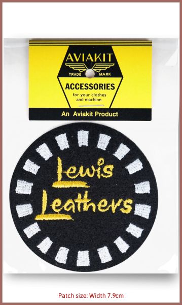 Lewis Leathers Checker Round Patch