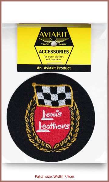 Lewis Leathers Logo Leaves Patch