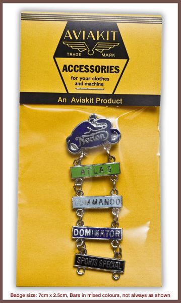 Norton Bar Badge Blue